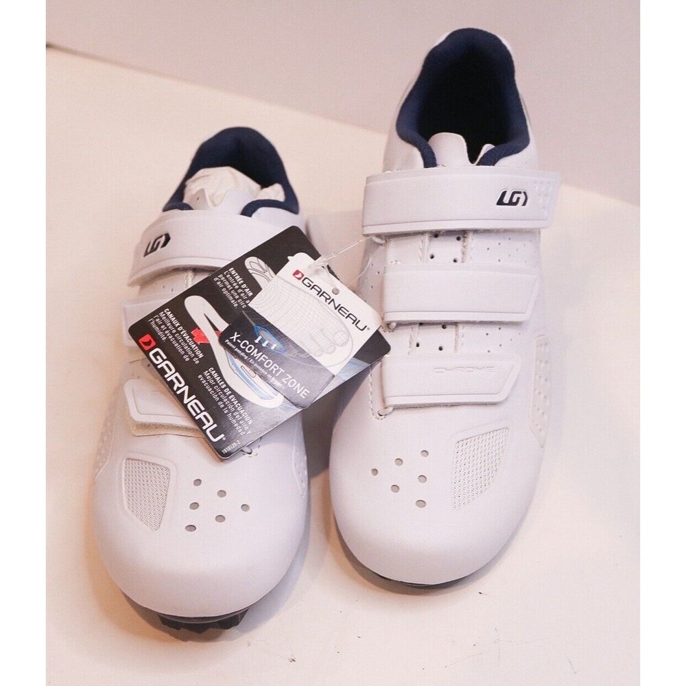 Louis Garneau Chrome II 2 Mens Cycling Road Bike Shoes White.  Size  39   USA  6